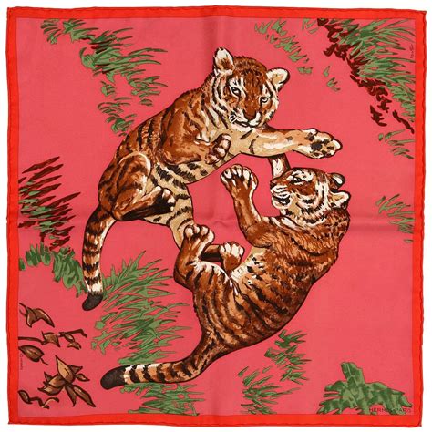 hermes scarf blue tiger|Hermes scarves for women.